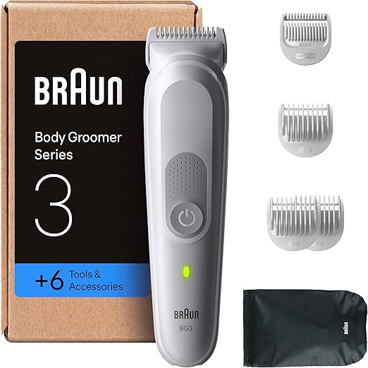 Braun Series 3 BG3575: Recortadora Corporal Resistente al Agua 🌊