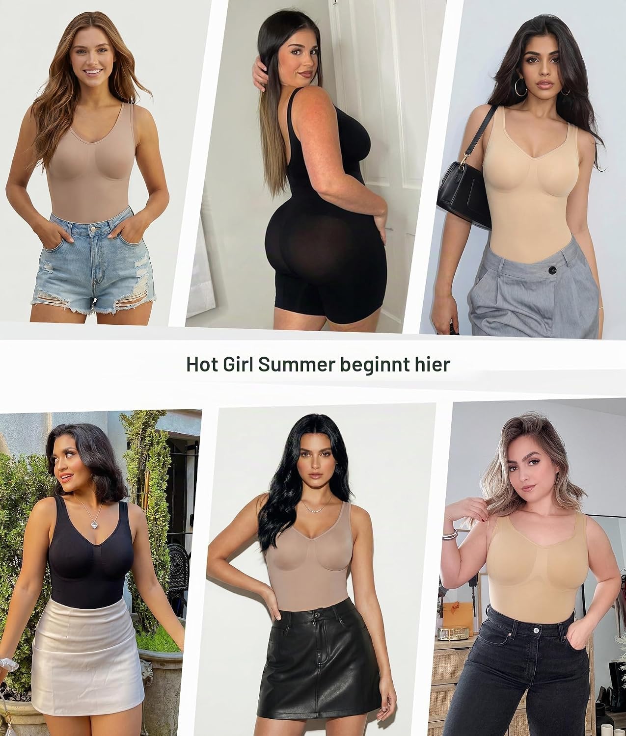 Thumbnail 4 de SHAPERX Bauchweg Body Shapewear für Damen