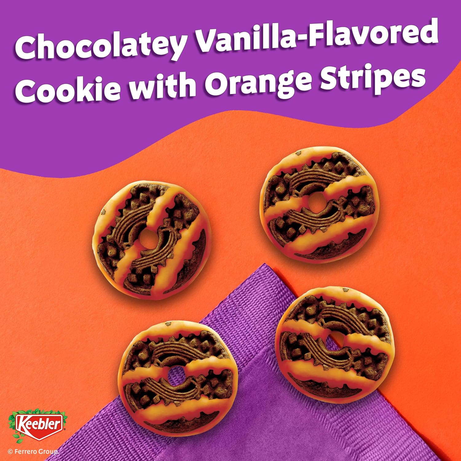 Detalle 2 de Keebler Trick or Sweet Treat Halloween Cookie Variety Pack, 30 Individually Wrapped Packs