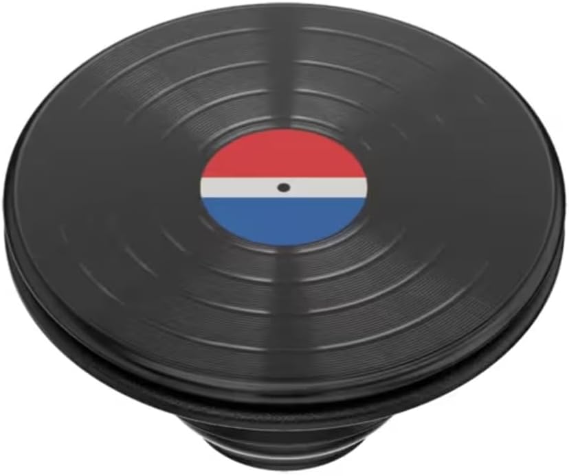 Detalle de PopSockets PopGrip Backspin Aluminum 45 RPM スマホグリップ&スタンド アルミスピナー・交換式トップ