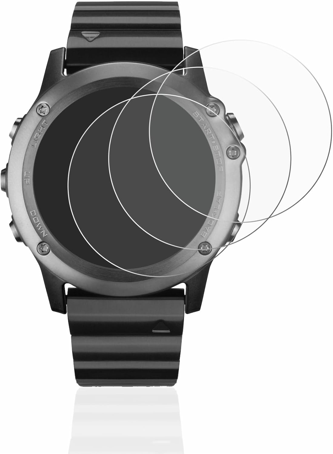 Detalle de Savvies 18 Pezzi Pellicola Protettiva per Garmin fenix 3/3 HR – Protezione chiara e su misura