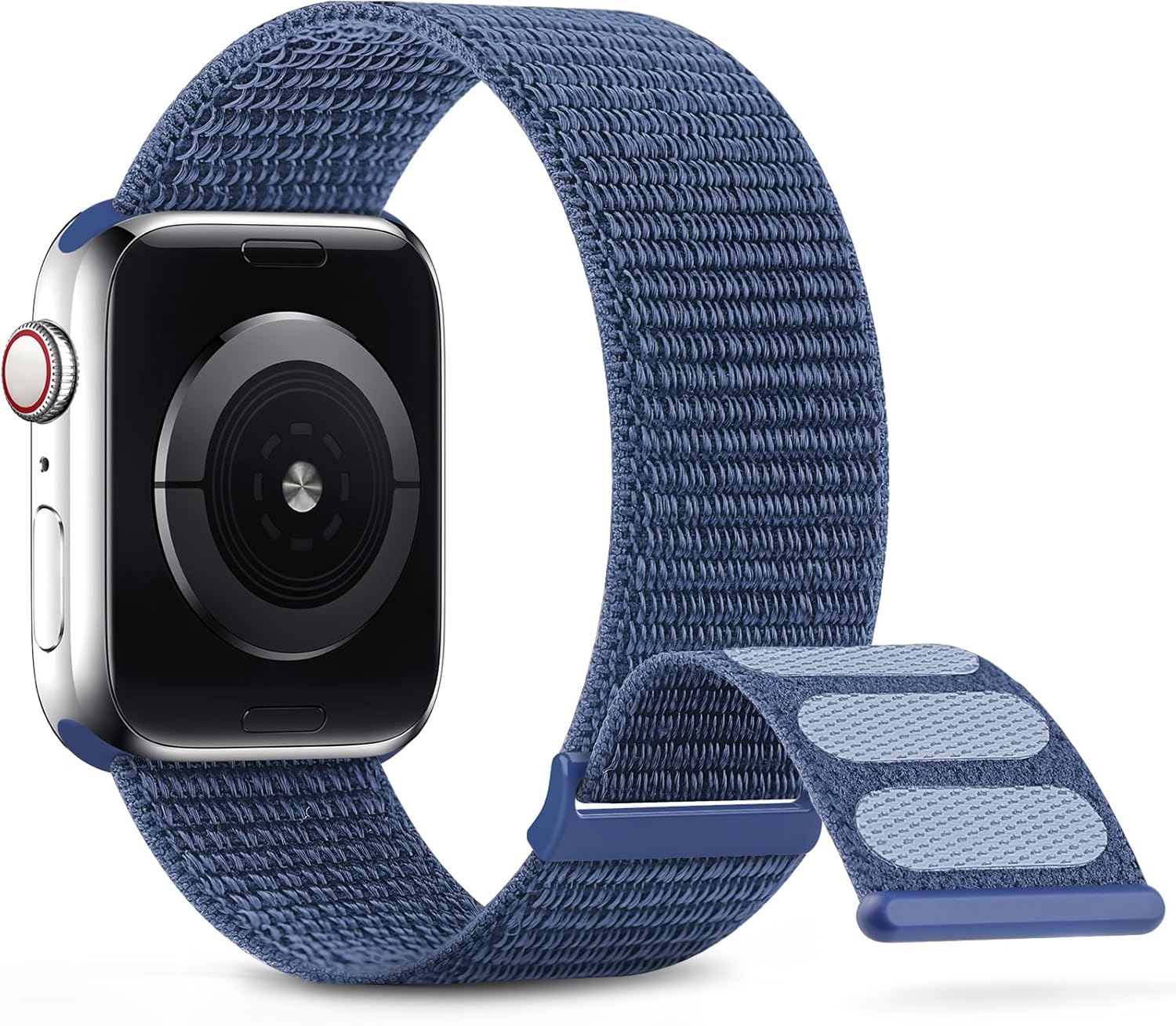 Detalle de DigiHero Sport Nylon Strap for Apple Watch (40/42/44/41/45/46/38mm) – Breathable, Adjustable, One-Piece Loop Clasp