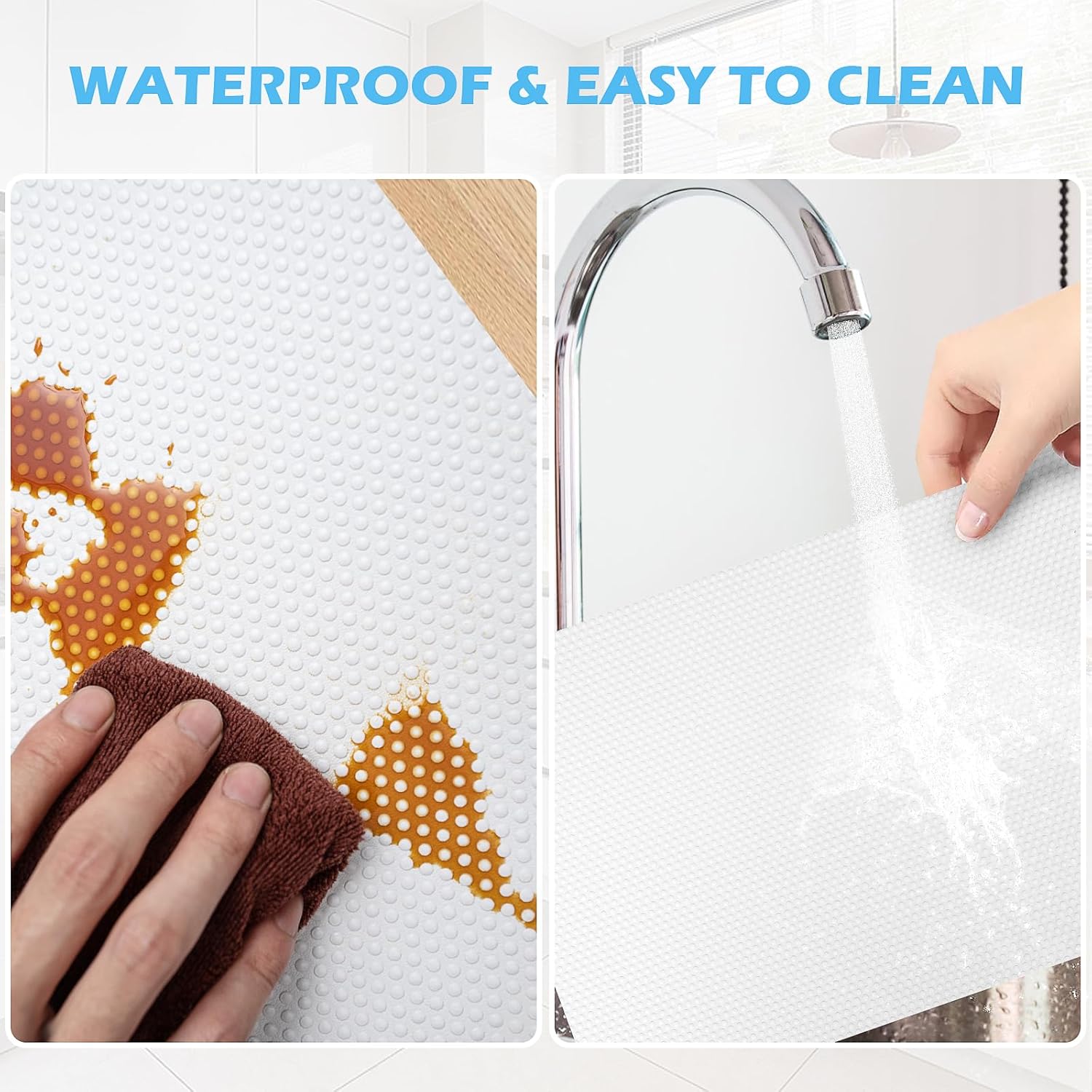 Thumbnail 1 de MooiFun Drawer Liners: Waterproof, Non-Slip EVA Shelf Liner for Cabinets, Drawers and Fridges