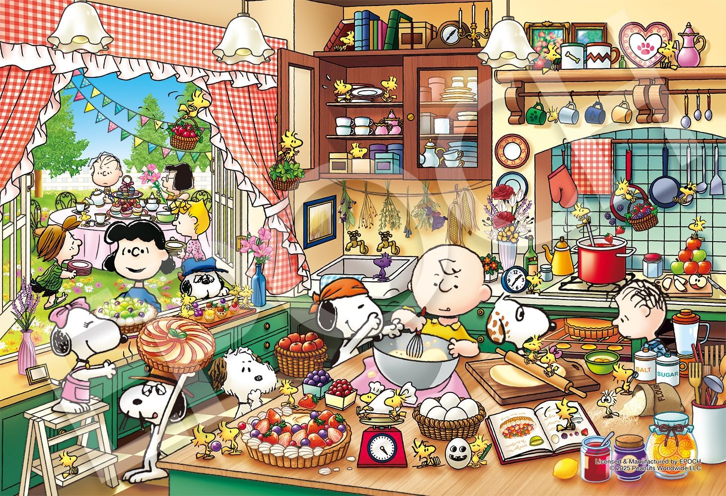 Thumbnail 6 de エポック社 28-038s PEANUTS ぴぃなっつ浪漫館 300ピース ジグソーパズル 26×38cm