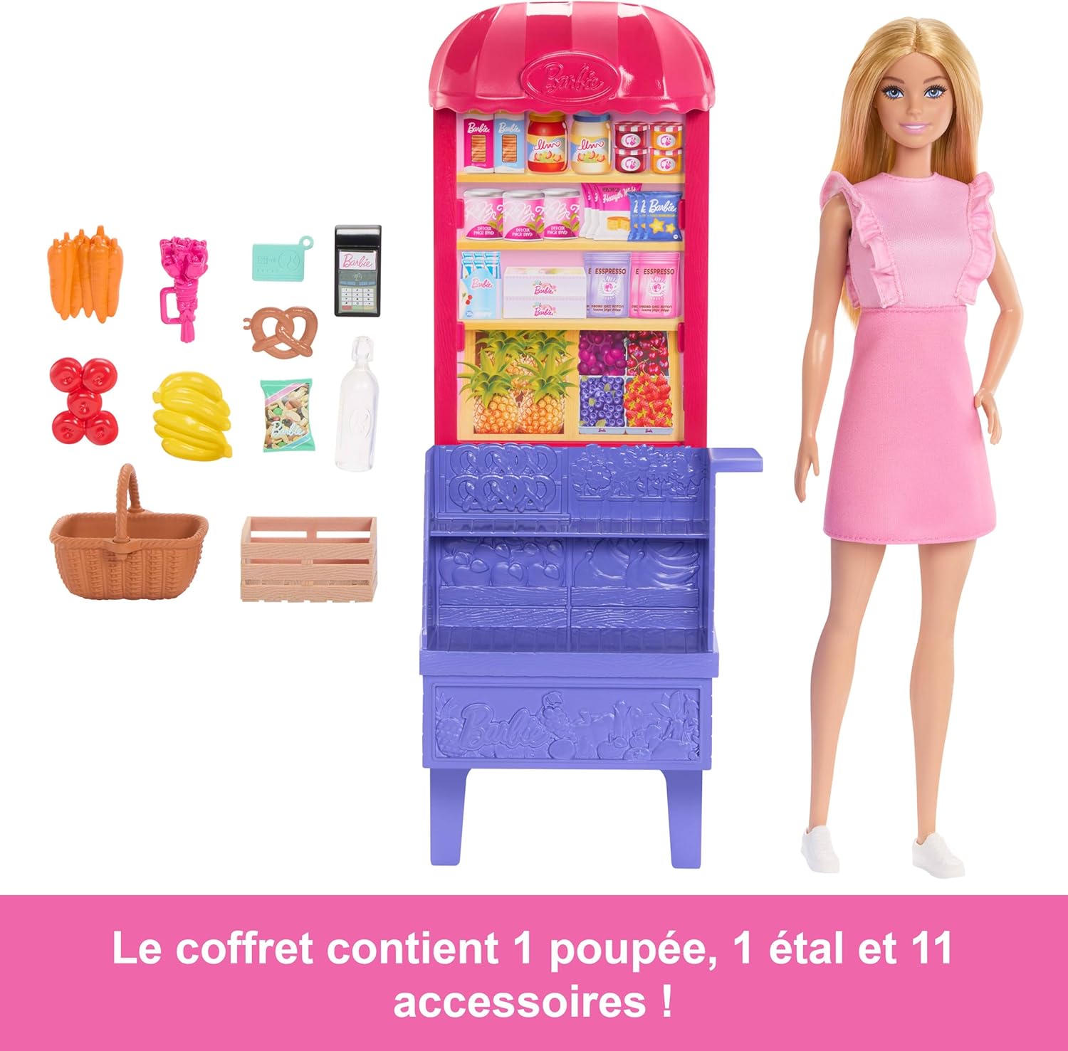 Thumbnail 4 de Barbie Coffret « Malibu » au Marché Barbie & Teresa – Recipe for Friendship (JCT05)