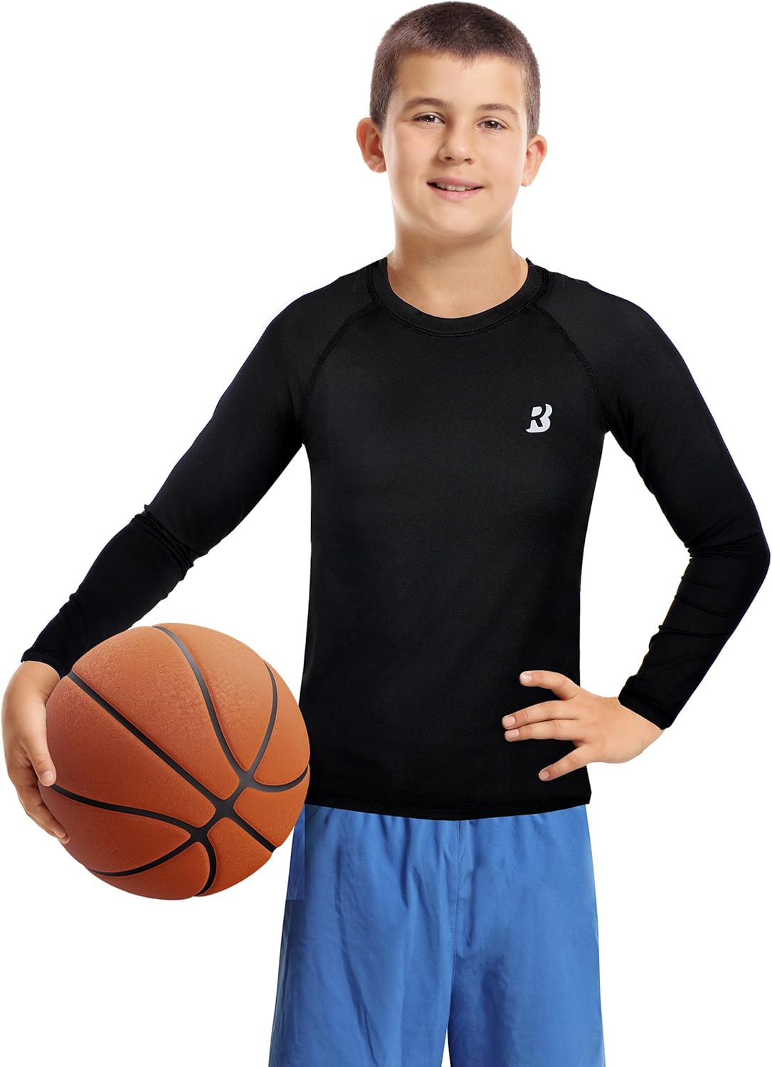 Thumbnail 1 de Roadbox Boys Base Layer Tops (1–2 Pack) – Kids compression shirts, long & short sleeve