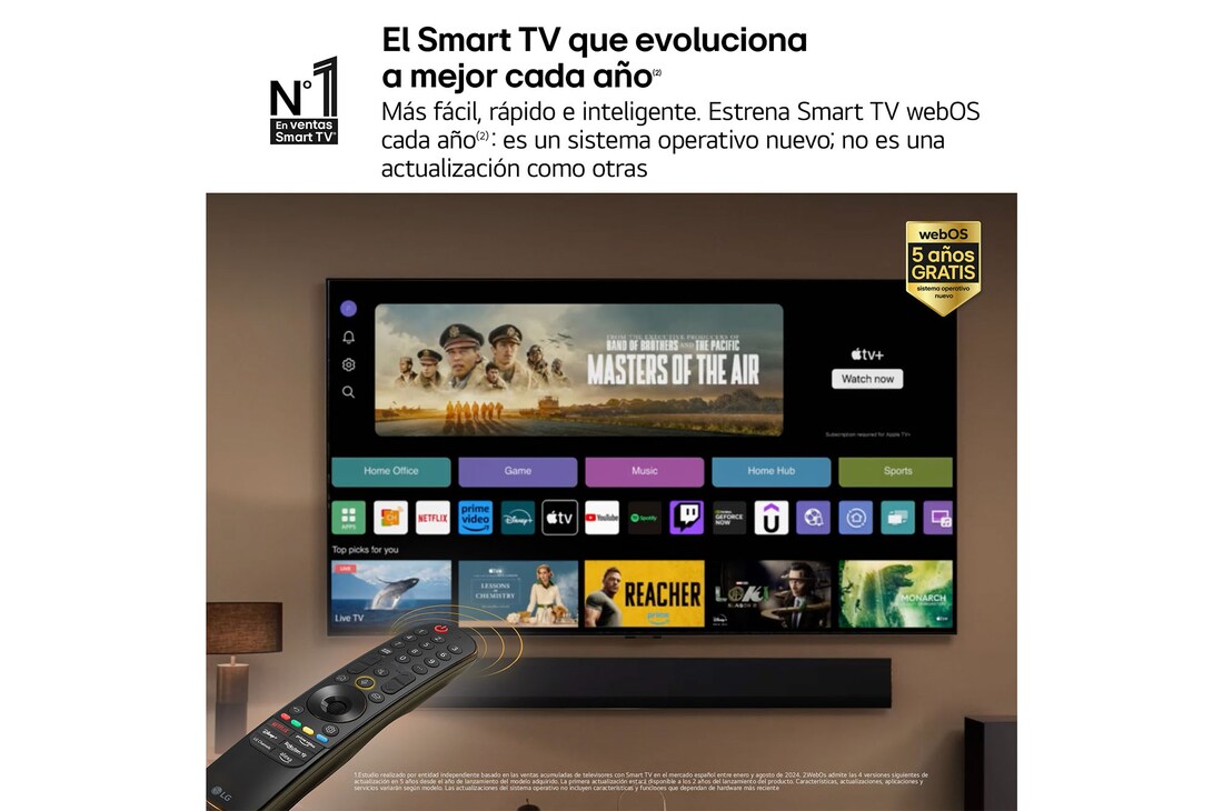 Detalle de LG OLED evo AI G4 77" (OLED77G45LW) — 4K 2024