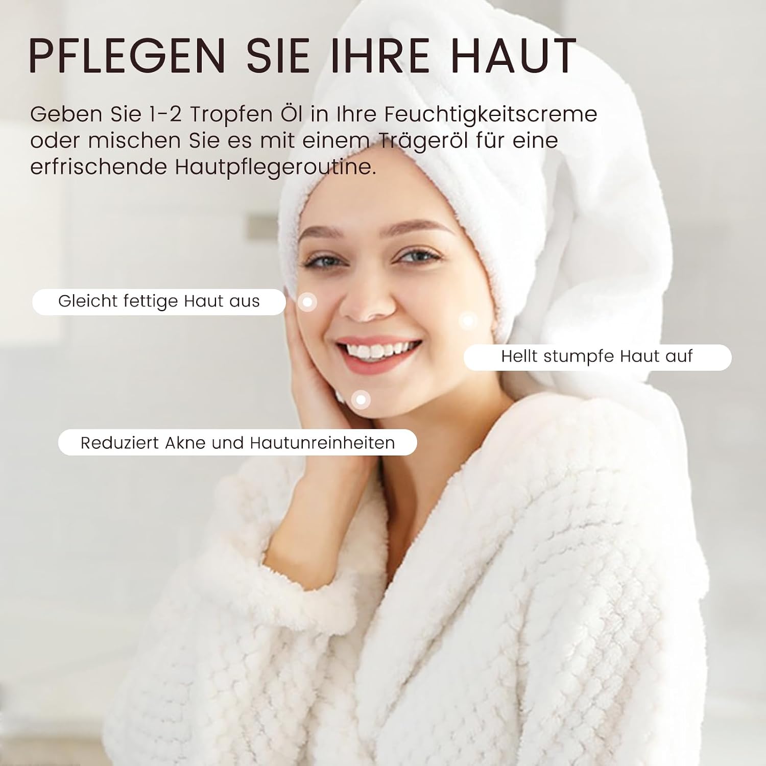 Detalle de MUNUSNA Neroli ätherisches Öl 100 ml – reines Orangenblütenöl für Diffuser, DIY & Hautpflege