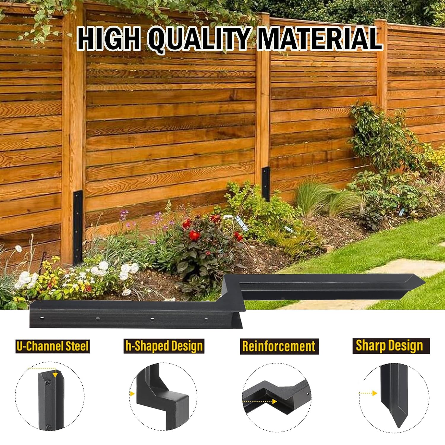 Thumbnail 2 de Anmas Power Heavy Duty Fence Post Repair Stake 33.6