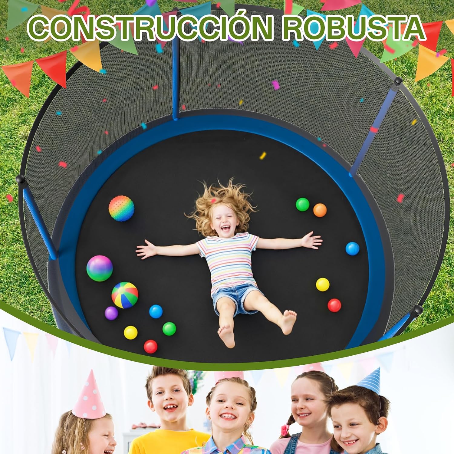 Thumbnail 2 de JUMMICO Trampolín Exterior Ø360 cm