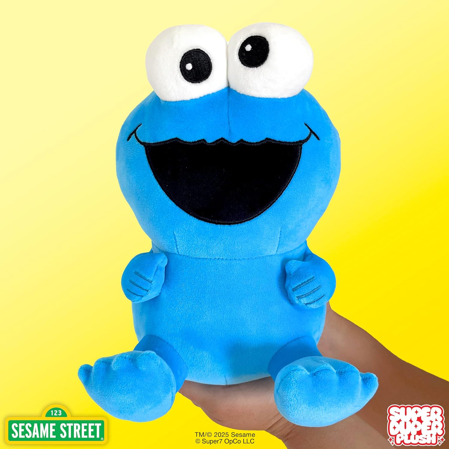 Detalle 2 de Super7 Sesame Street Super Duper Plush Cookie Monster plush