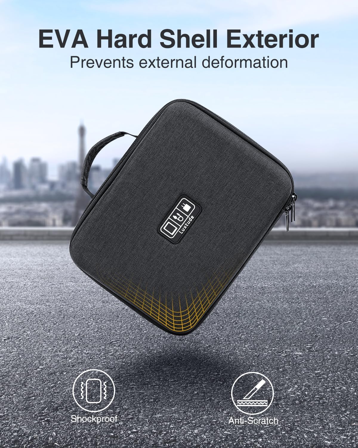 Thumbnail 1 de Luxtude EVA Large travel cable organiser bag