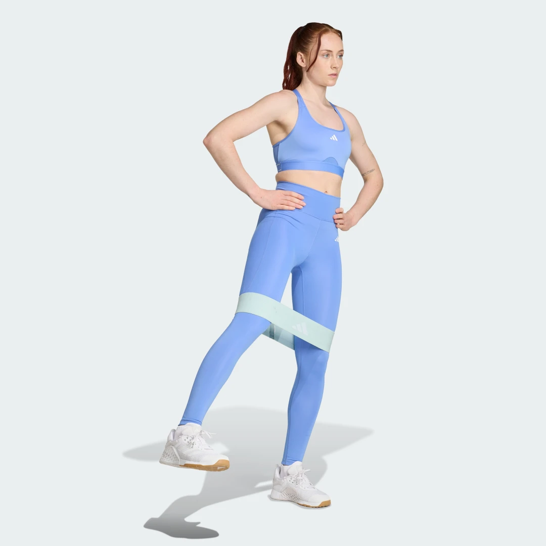 Detalle de Mallas largas con bolsillo oculto Optimé Essentials de Adidas