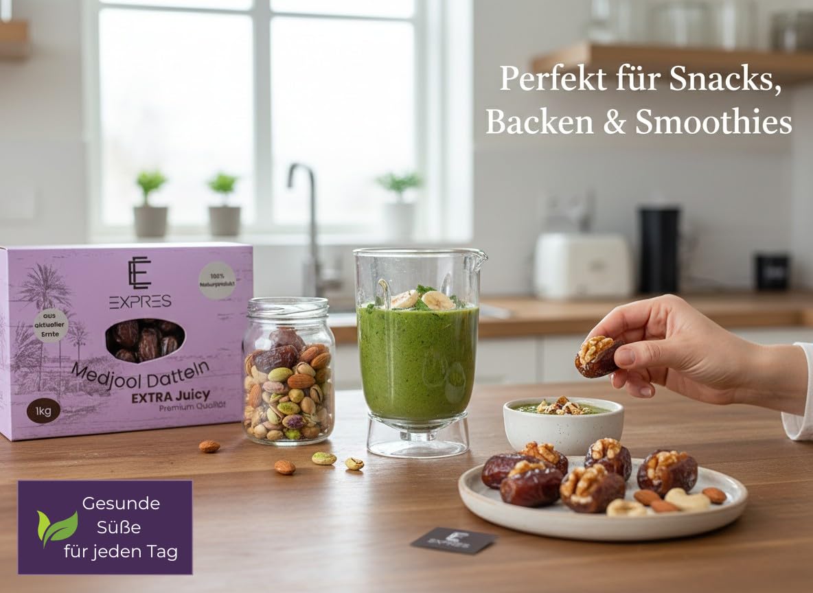 Thumbnail 5 de EXPRES- Large Medjool Datteln 1kg – Extra saftig, naturrein & nachhaltig aus Ägypten