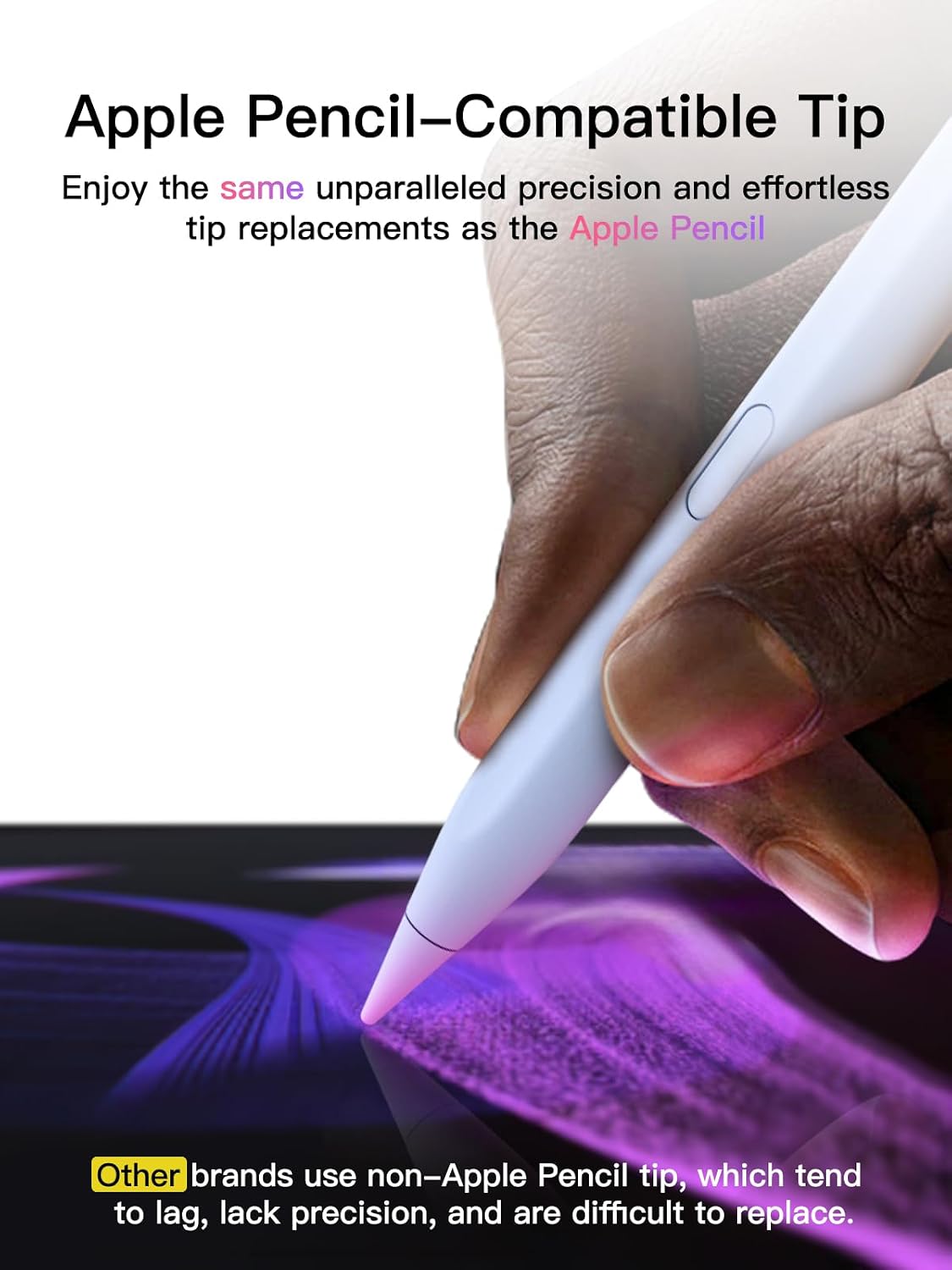 Thumbnail 2 de Pencil for iPad (2018-2026): USB-C Fast Charging Stylus with Tilt Sensitivity