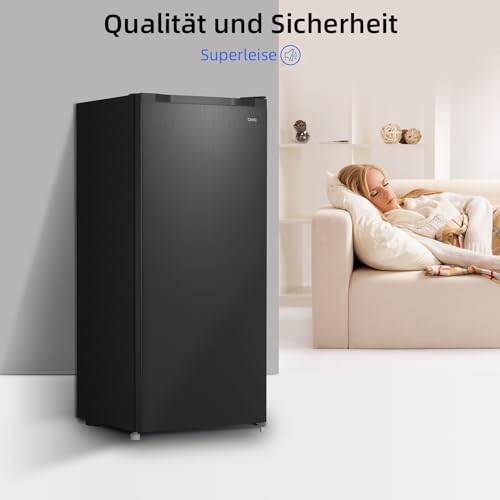 Detalle de CHiQ Gefrierschrank Wechselbarer Türanschlag (145L) – 146 L Nutzinhalt, manuelle Abtauung