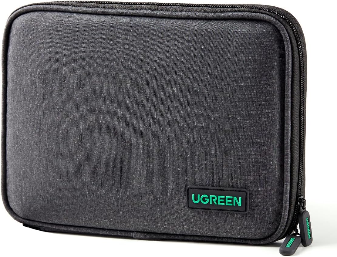 Detalle de UGREEN Organizer Cavi Singolo Strato: Borsa da Viaggio per Cavi e Accessori, 7,9" Tablet e-Altre Necessità