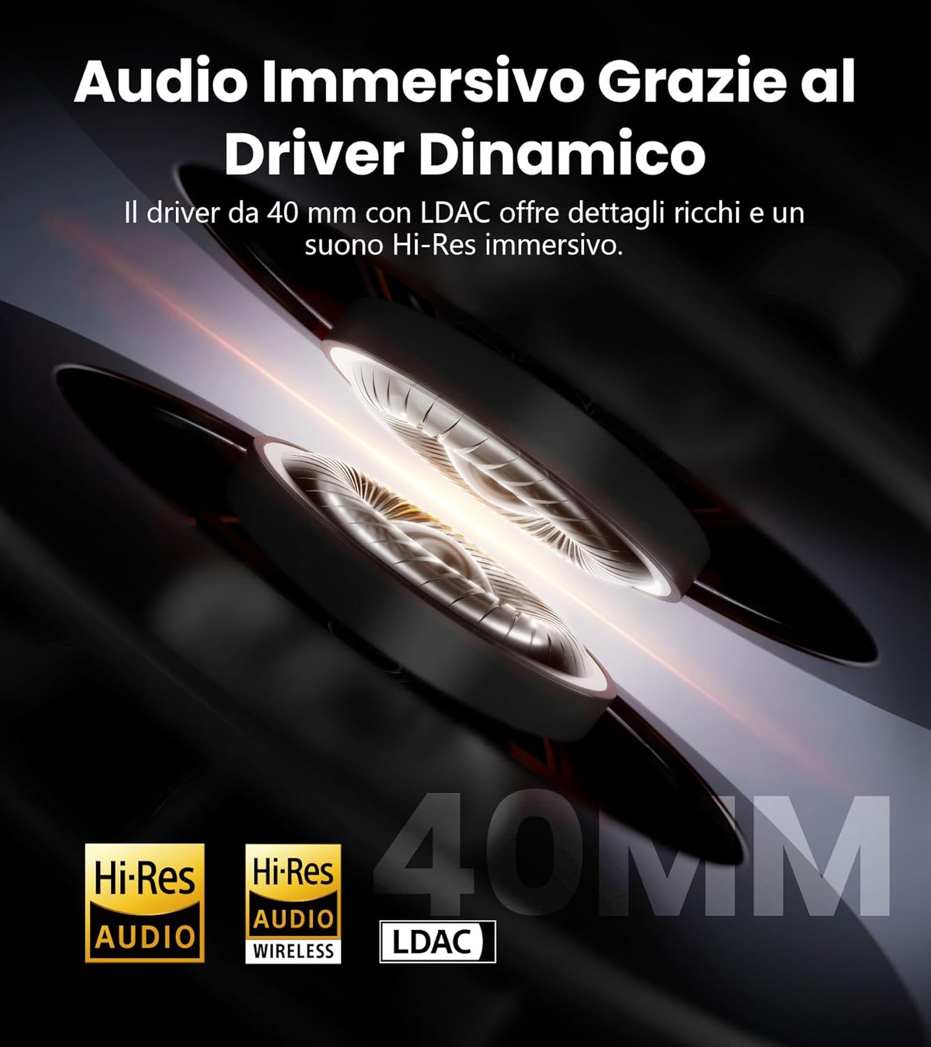 Thumbnail 1 de Edifier W820NB Plus Gen 2 Cuffie Wireless Over-Ear con ANC fino a -49 dB, LDAC e autonomia fino a 88 ore (Blu Navy)