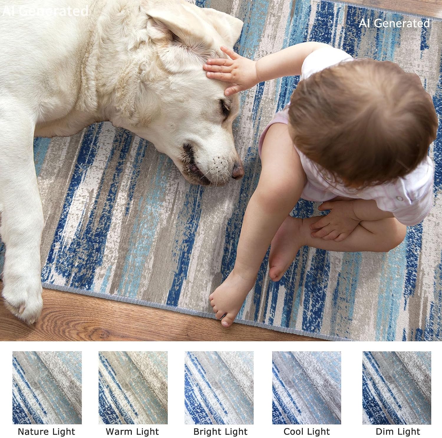 Detalle de Runner Rug 2.6x8 Feet for hallways