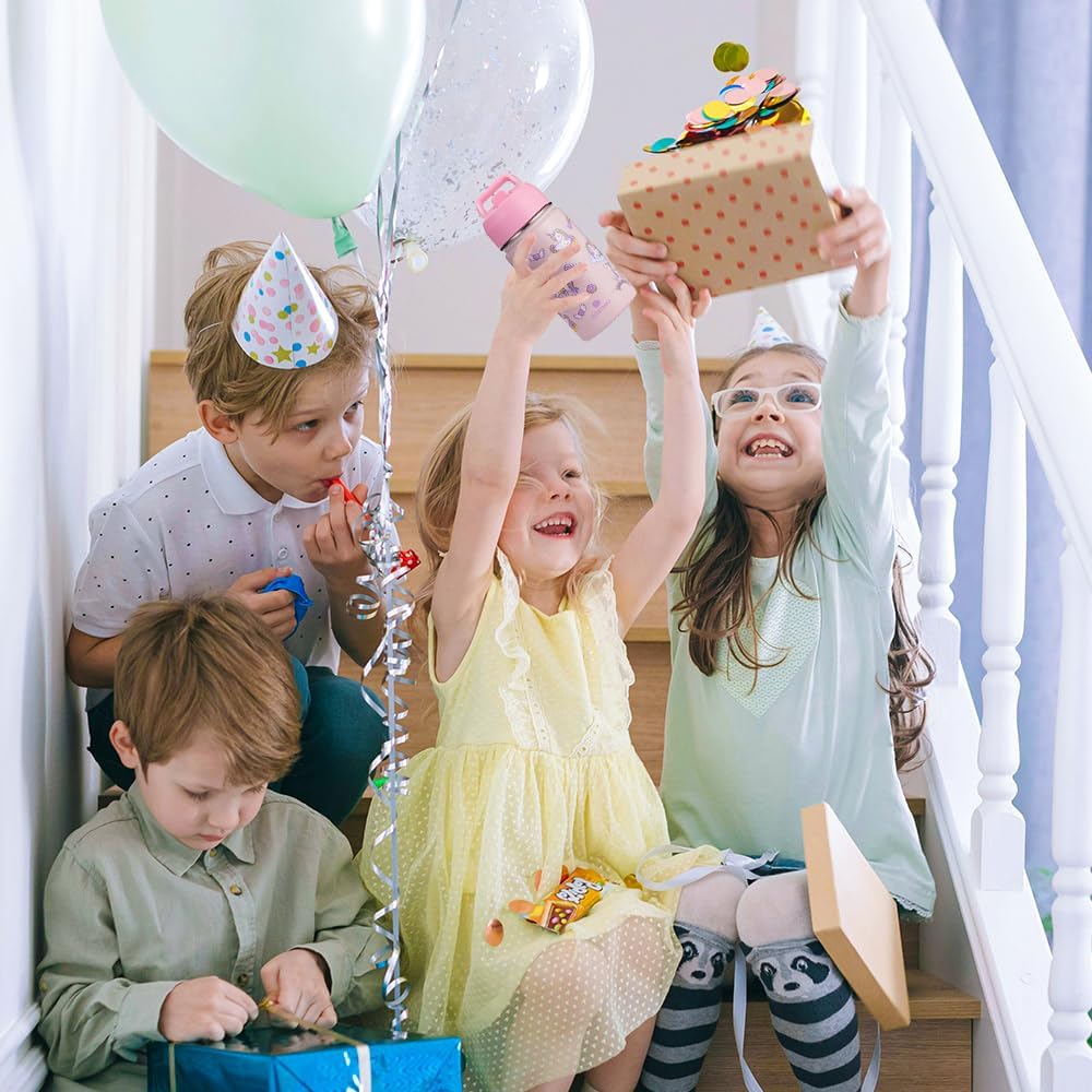 Thumbnail 6 de SANTECO Kinder-Trinkflasche aus Edelstahl 500 ml mit Strohhalm – BPA-frei, auslaufsicher & isolierend