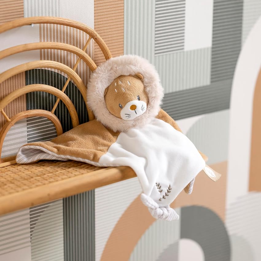 Detalle 1 de Nattou Comforter Doudou Donkey Leo 27 cm — Dark Warm Beige