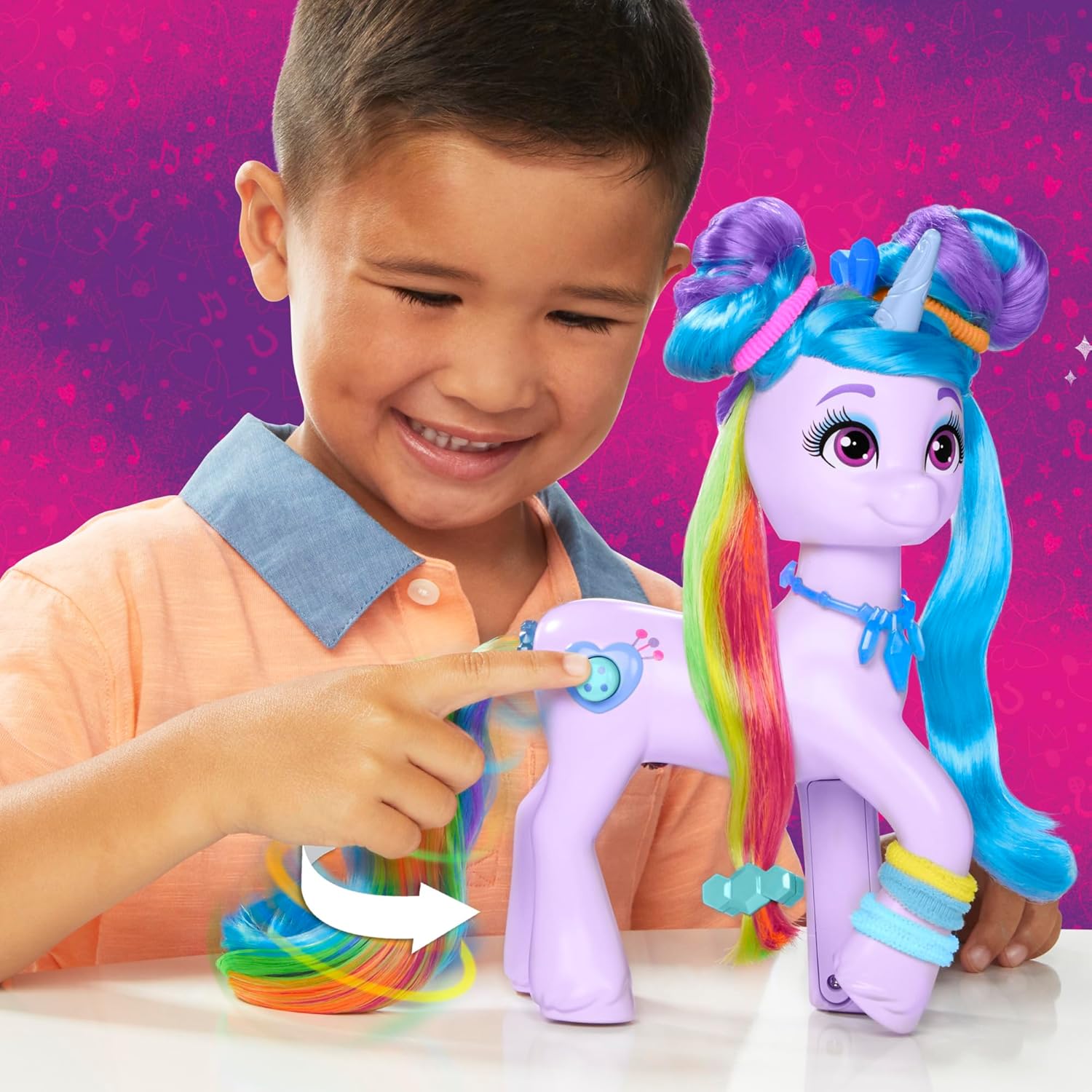 Thumbnail 2 de My Little Pony Izzy Moonbow Unicorno Interattivo
