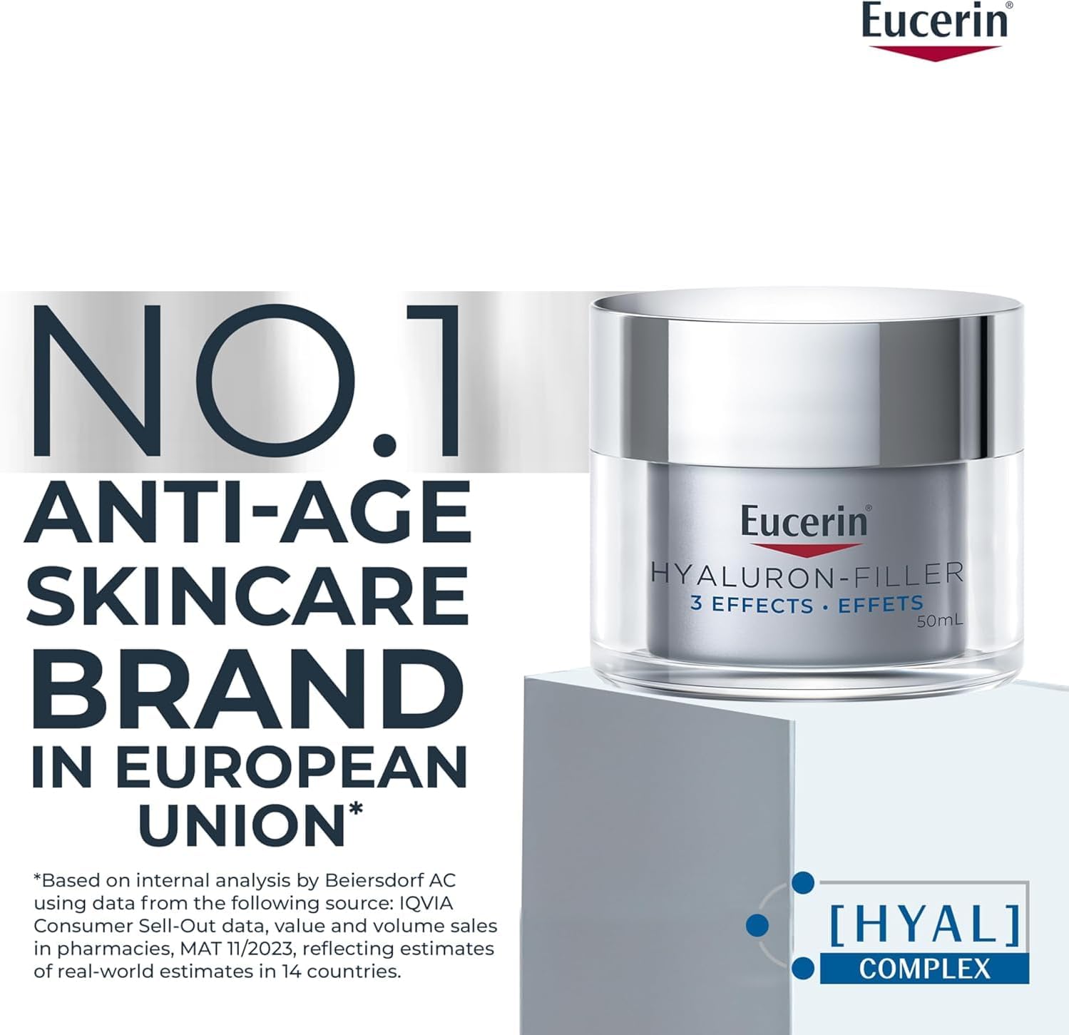 Thumbnail 6 de Eucerin Anti-Wrinkle Regenerating Face Night Cream, Hyaluronic Acid, 50 mL