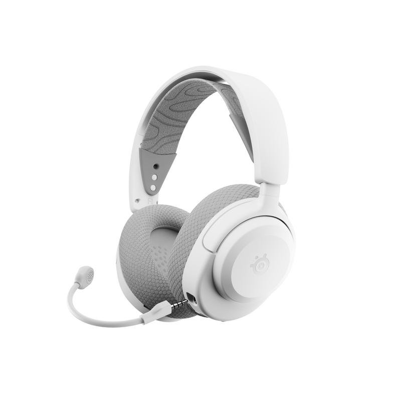 Detalle de SteelSeries Arctis Nova 3X: auriculares inalámbricos con cancelación de ruido y sonido 360°