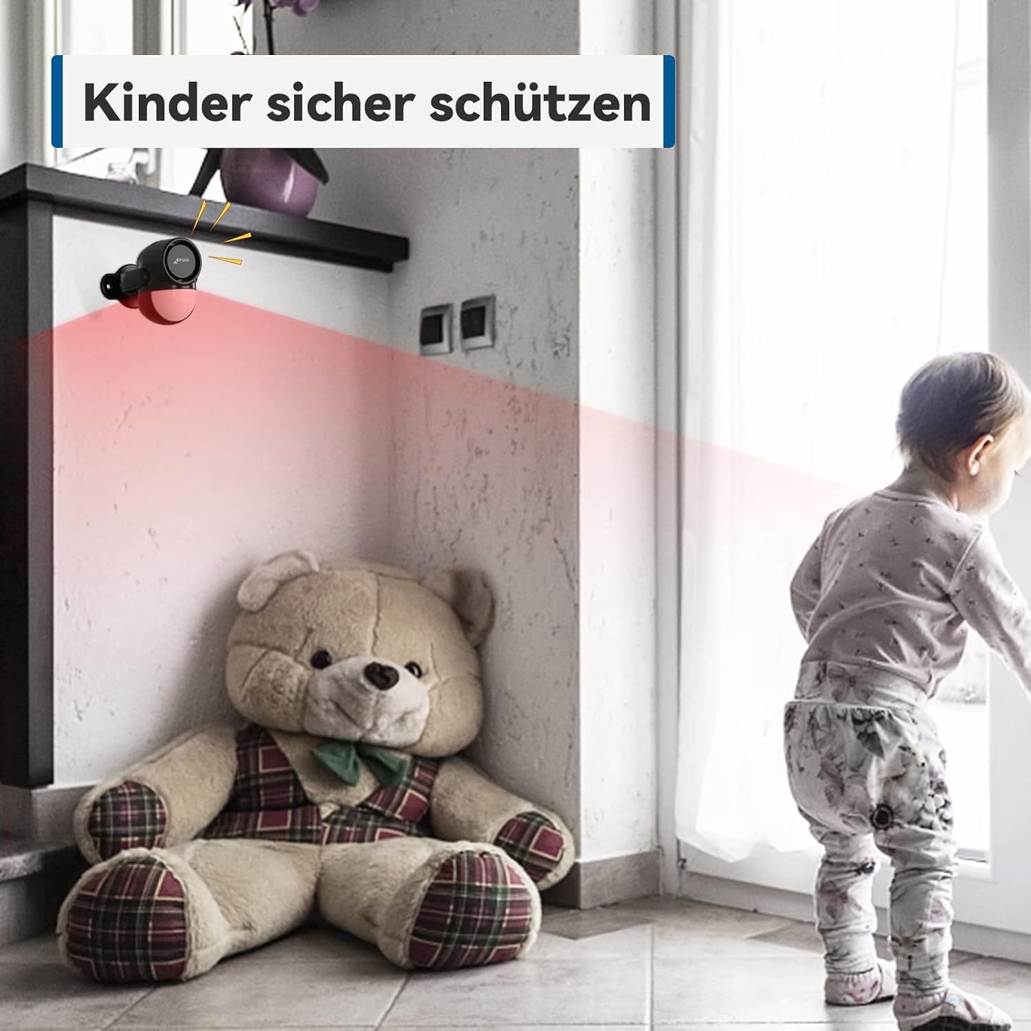 Detalle 1 de CPVAN CP2-Pro Bewegungsmelder 125 dB