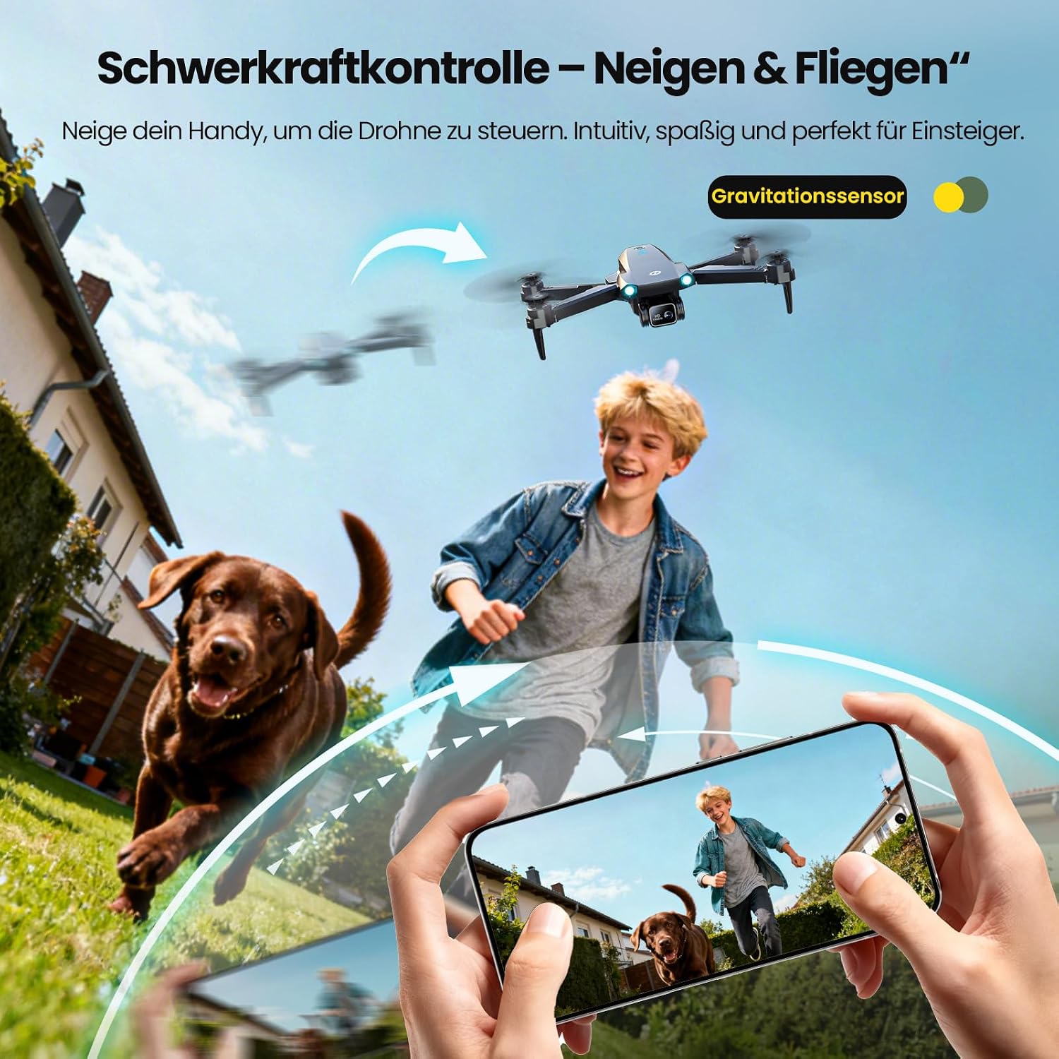 Detalle 2 de Holy Stone HS290 faltbare Drohne mit Kamera 1080P für Anfänger