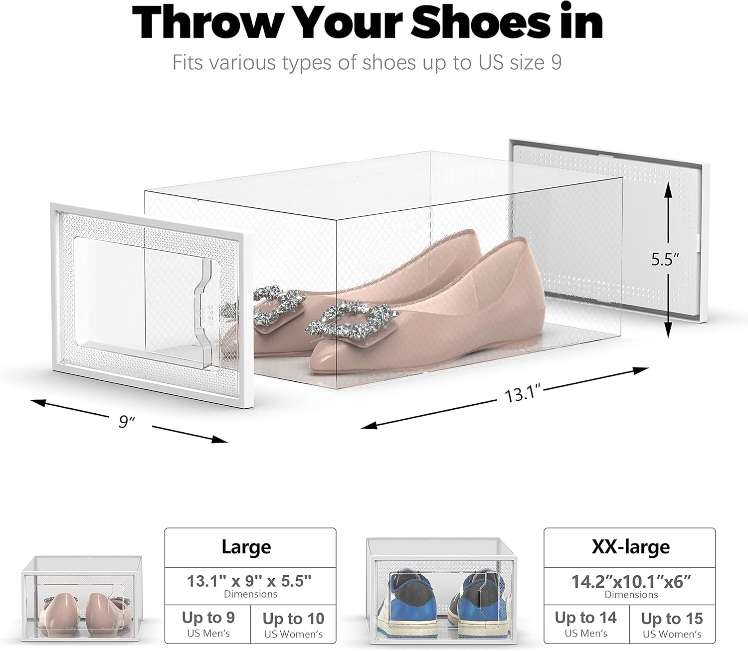 Thumbnail 4 de SEE SPRING 12 Pack Shoe Organizer