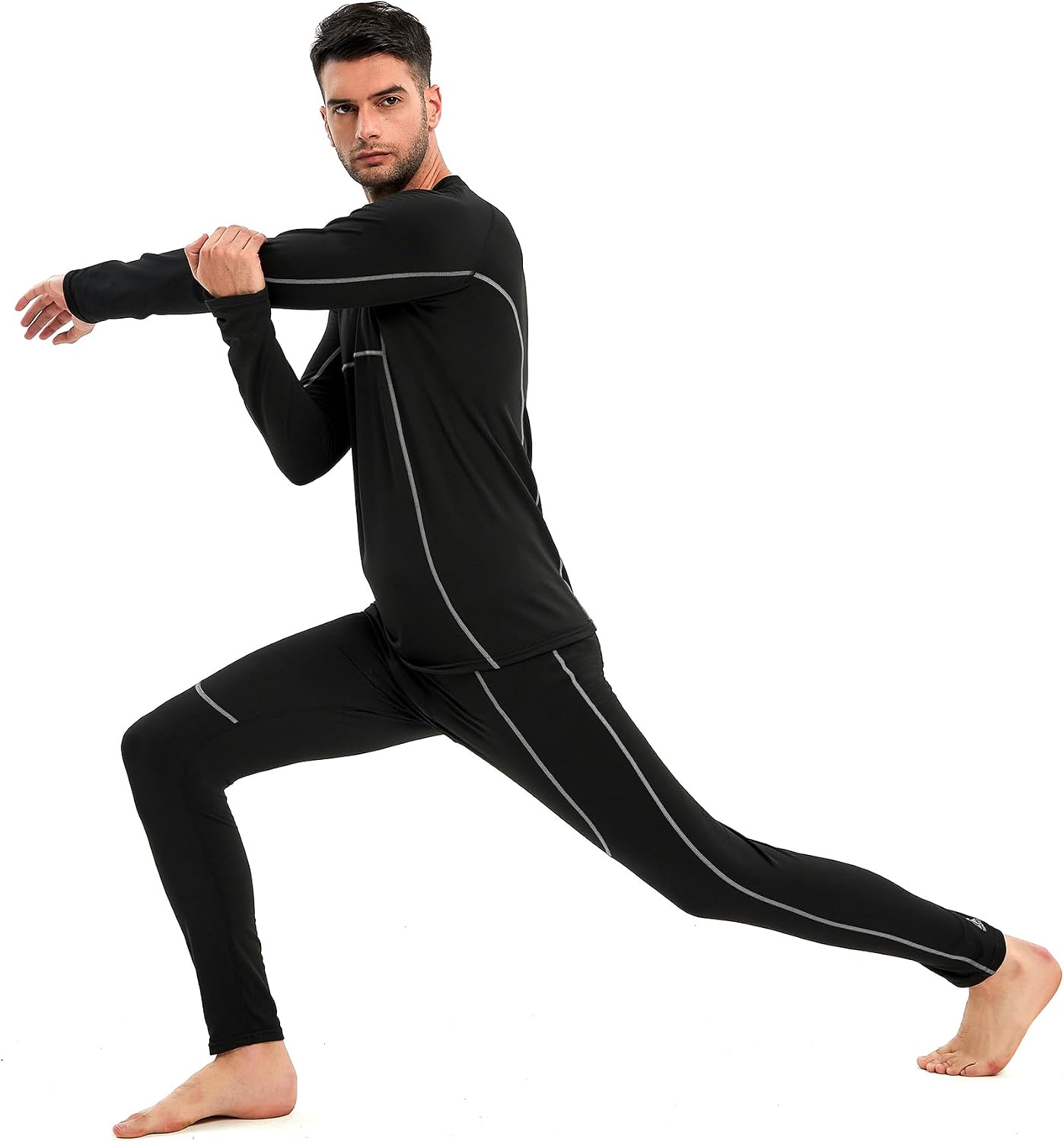 Thumbnail 2 de AMZSPORT Ensemble thermique Homme Séchage rapide