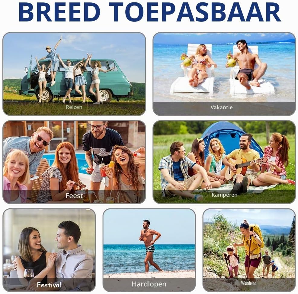 Thumbnail 6 de Aomig Hawaiiaans herenoverhemd met bloemenprint, korte mouwen en normale pasvorm