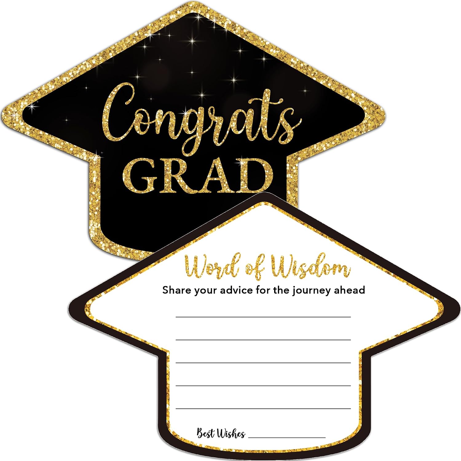 Detalle 2 de BHTPNG Graduation Advice Cards, 4x6-Inch