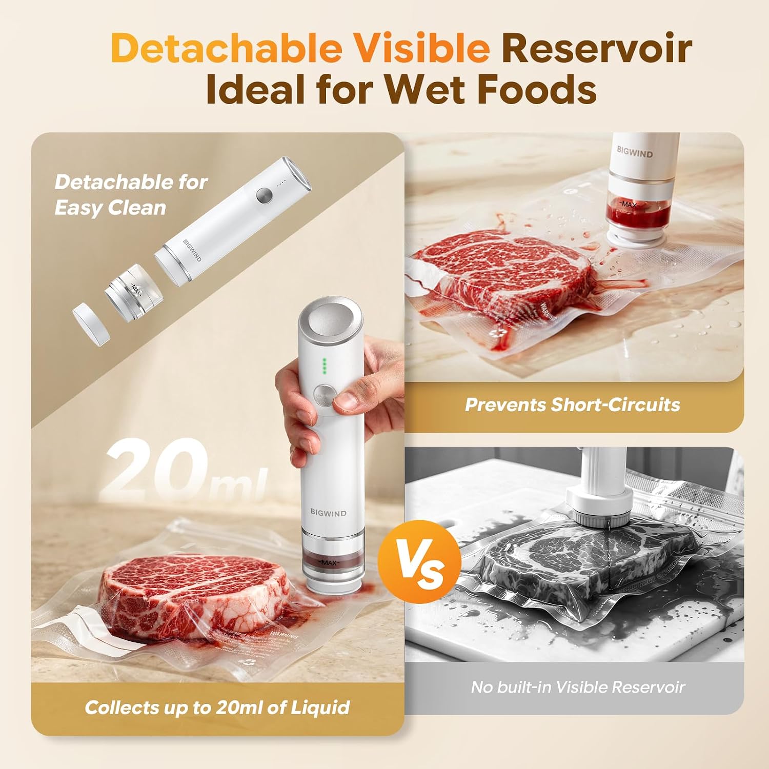 Thumbnail 3 de Handheld Vacuum Sealer with 45 Reusable Bags