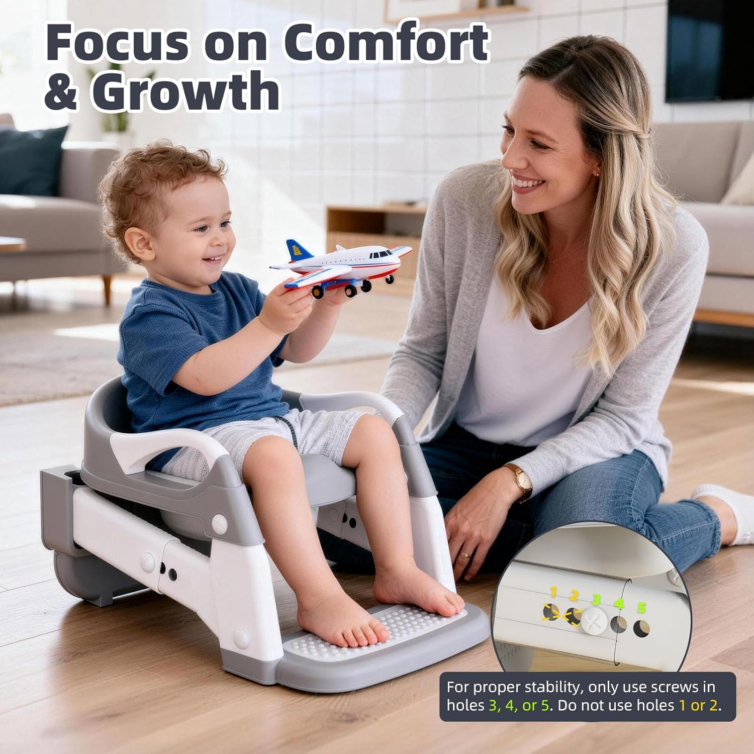 Thumbnail 3 de Potty Training Toilet Seat 3 in 1 with Ladder