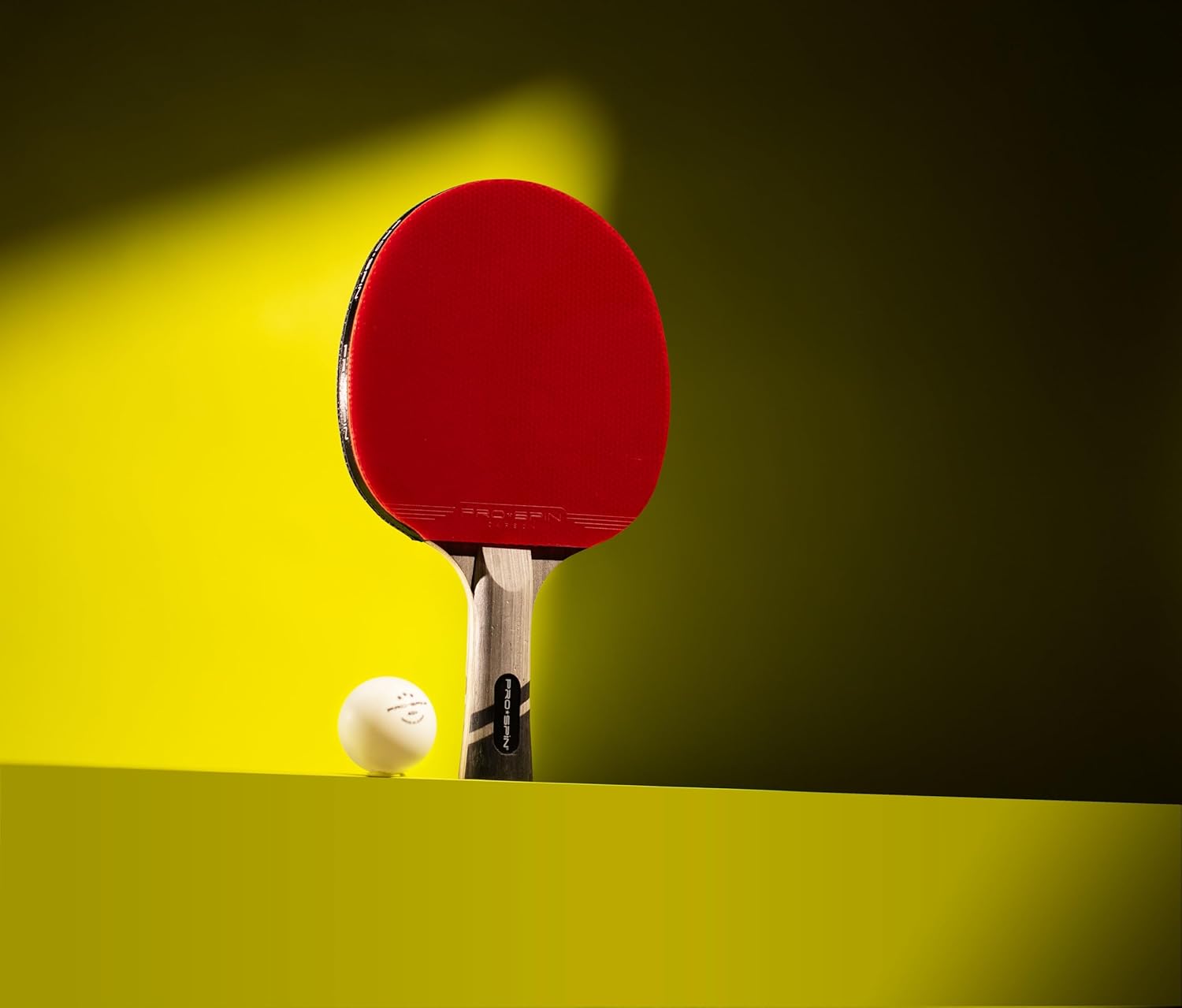 Thumbnail 5 de PRO-SPIN Raquette de ping-pong Série Elite 7 plis (ITTF) — Fibre de carbone, mousse 2 mm et étui