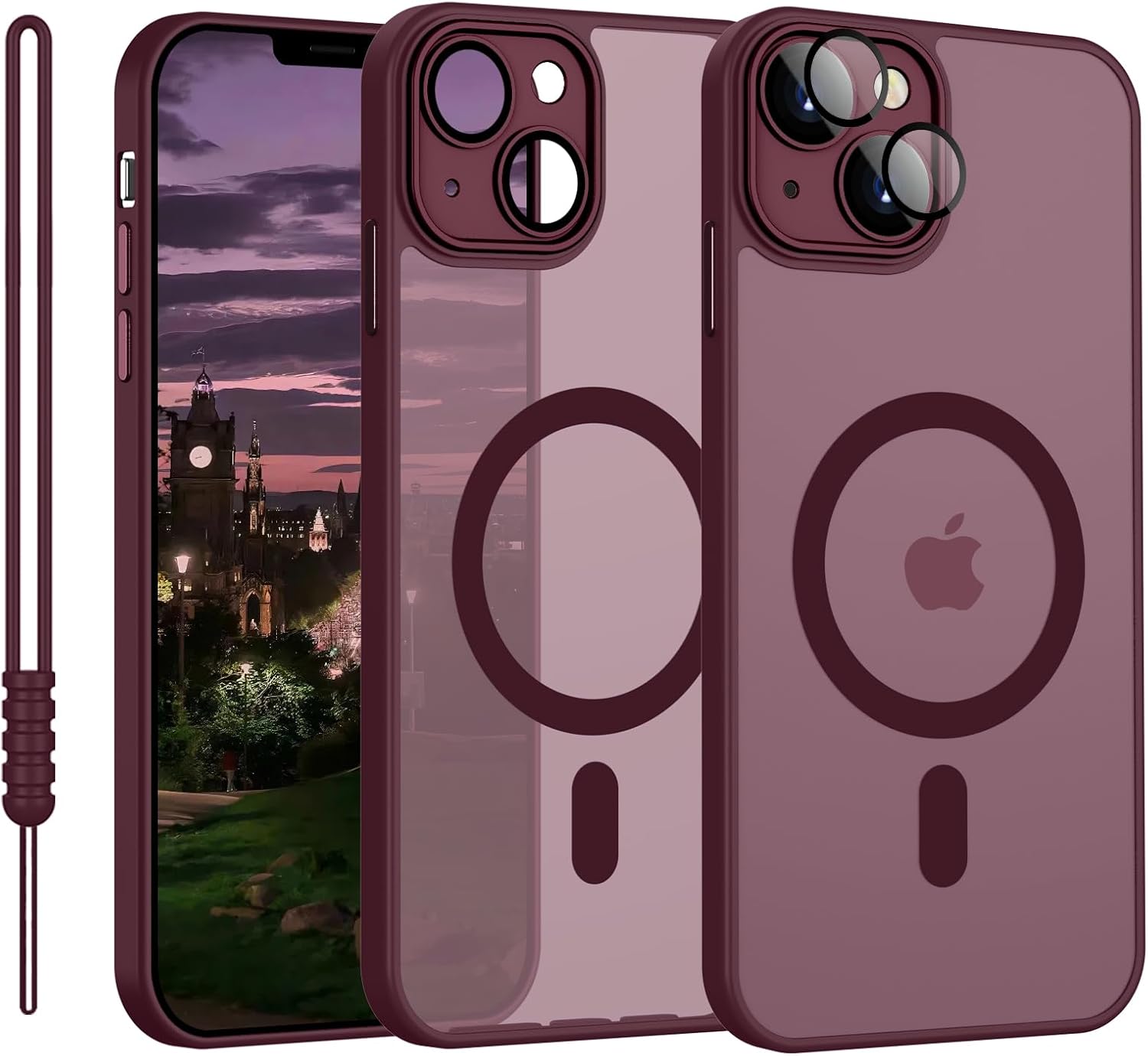 Detalle de YUANDMI cover magnetica per iPhone 13