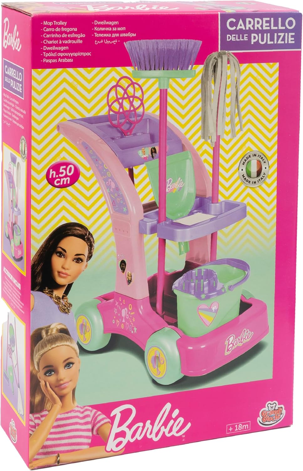 Detalle 2 de Grandi Giochi Barbie Carrello Super Mocio