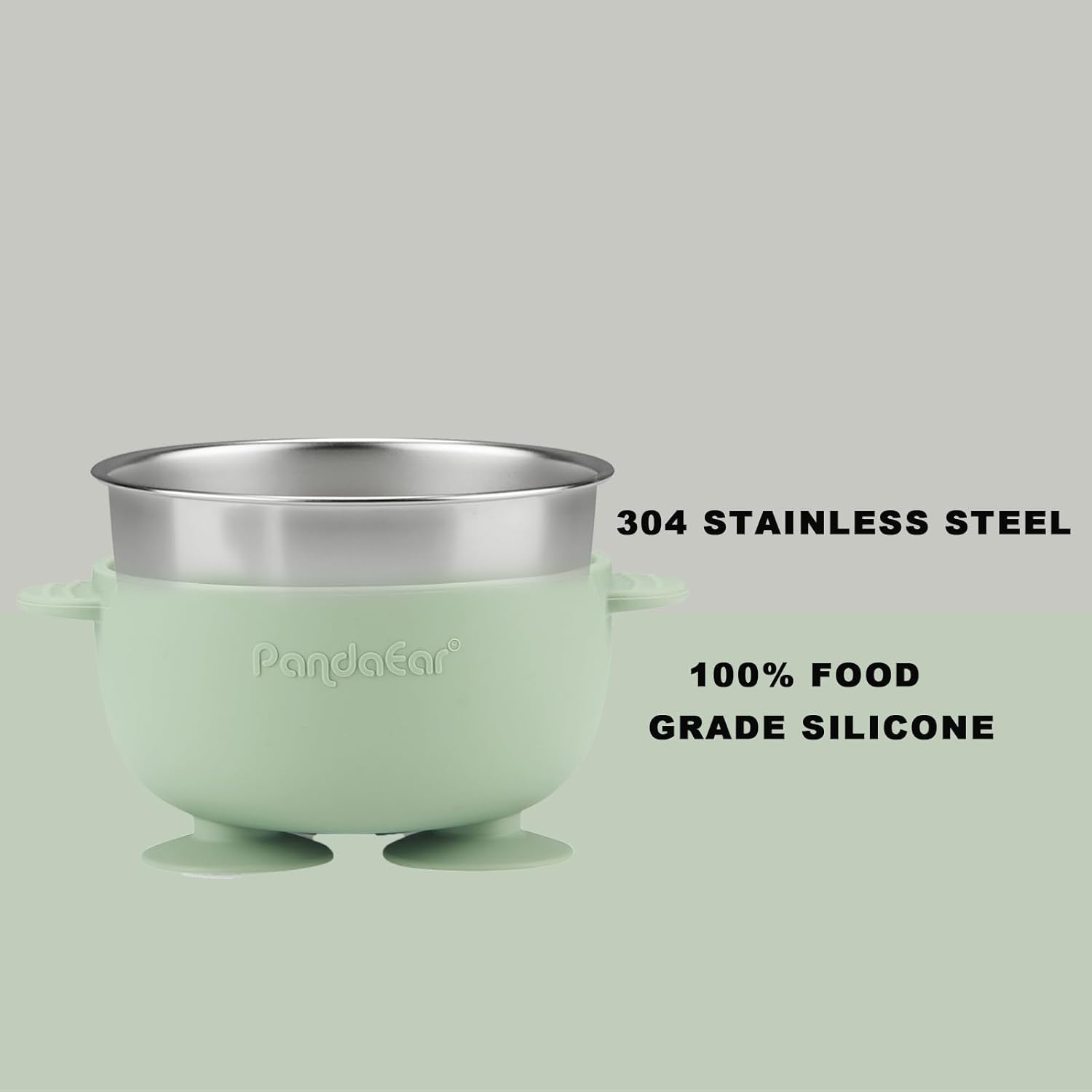 Thumbnail 3 de PandaEar 6 Pack Stainless Steel Baby Bowls and Spoons Set – Durable, Mess-Free Mealtimes