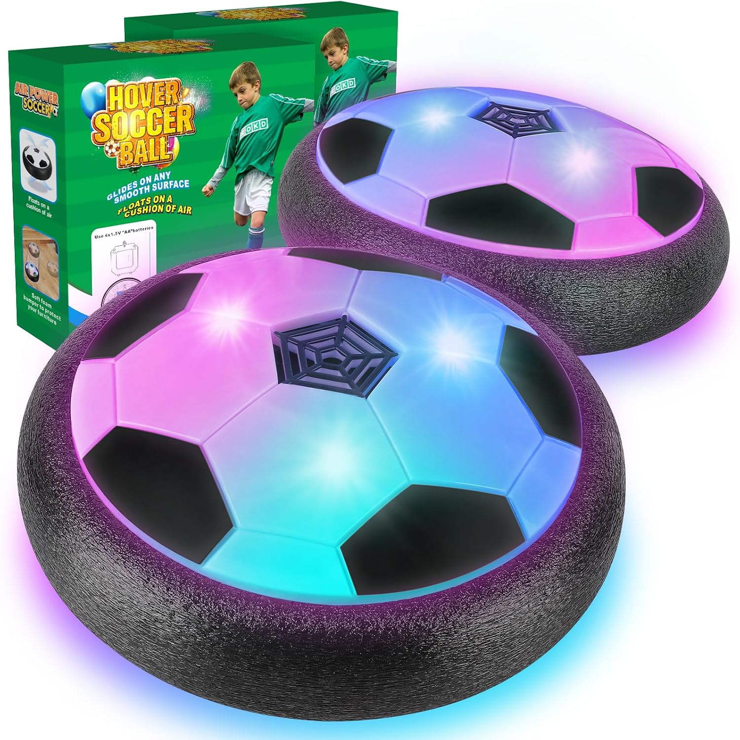 Hover Soccer Ball 8 Batteries