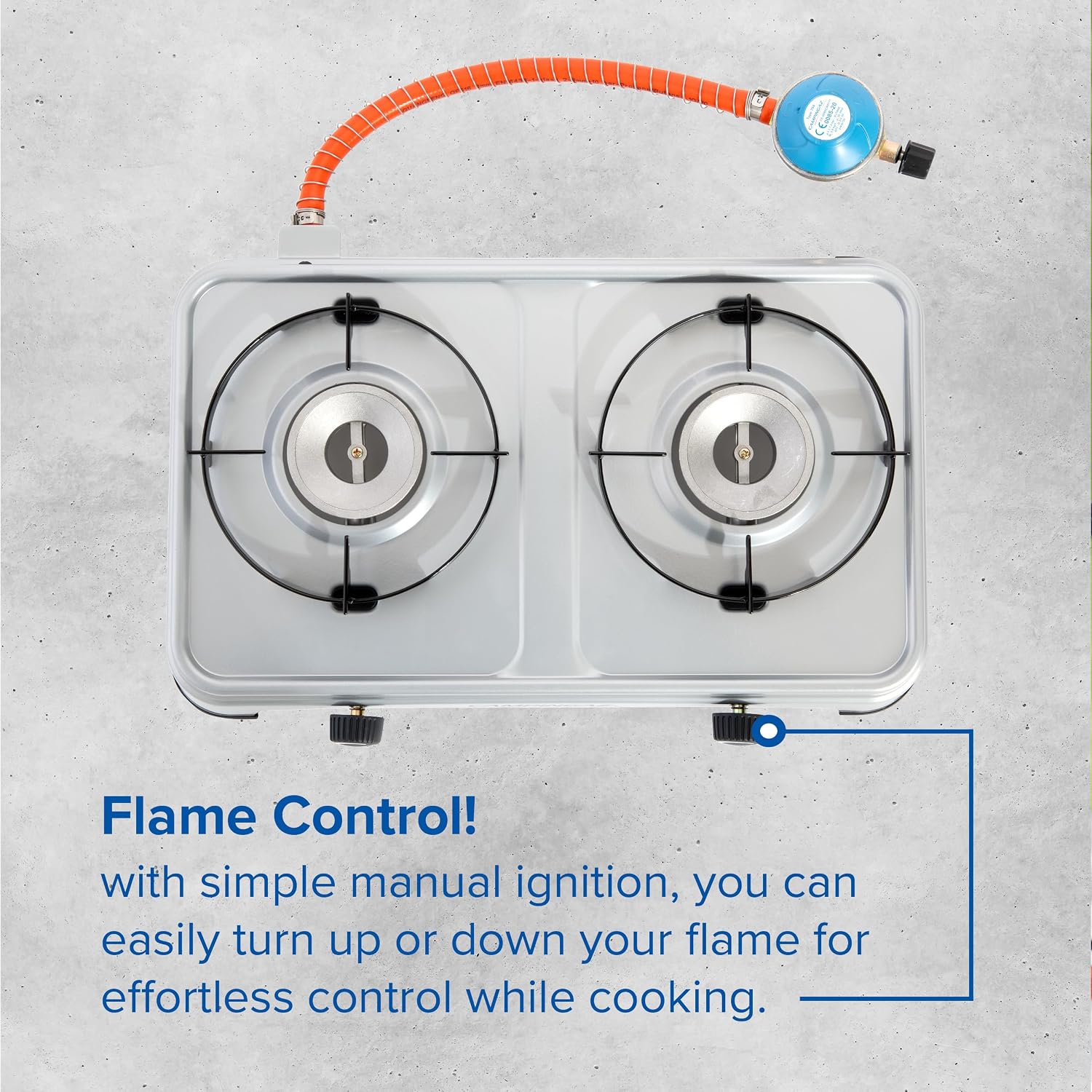 Detalle 2 de Campingaz Camping Cook CV 2-Burner gas stove