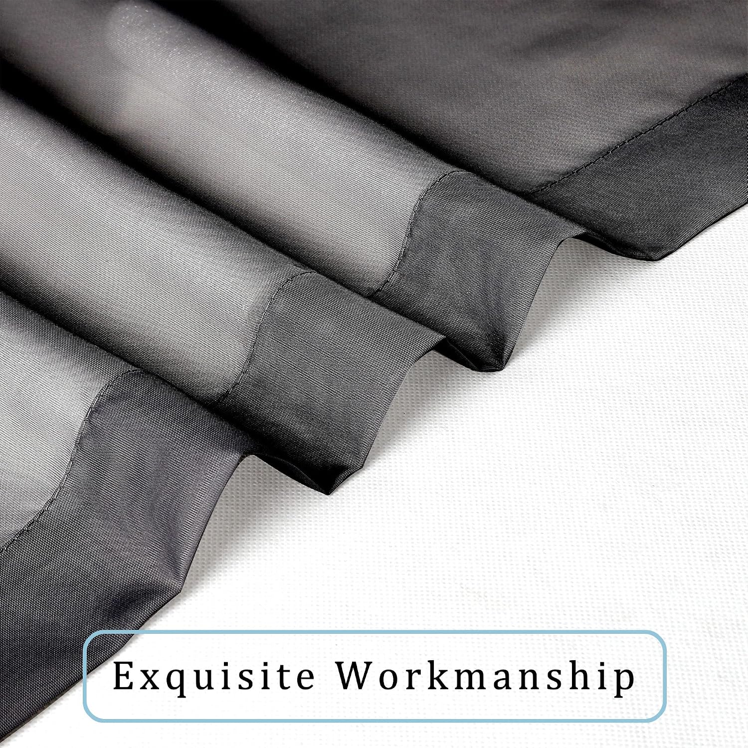Thumbnail 5 de OWENIE Sheer Curtains 96-Inch Length