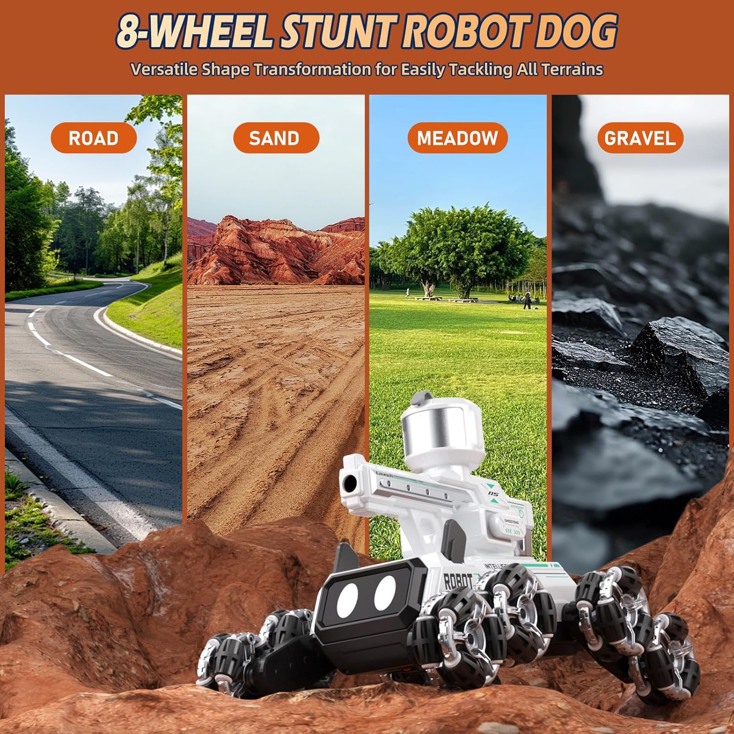 Detalle 2 de Daxiongmao Robot Dog toy with gesture control