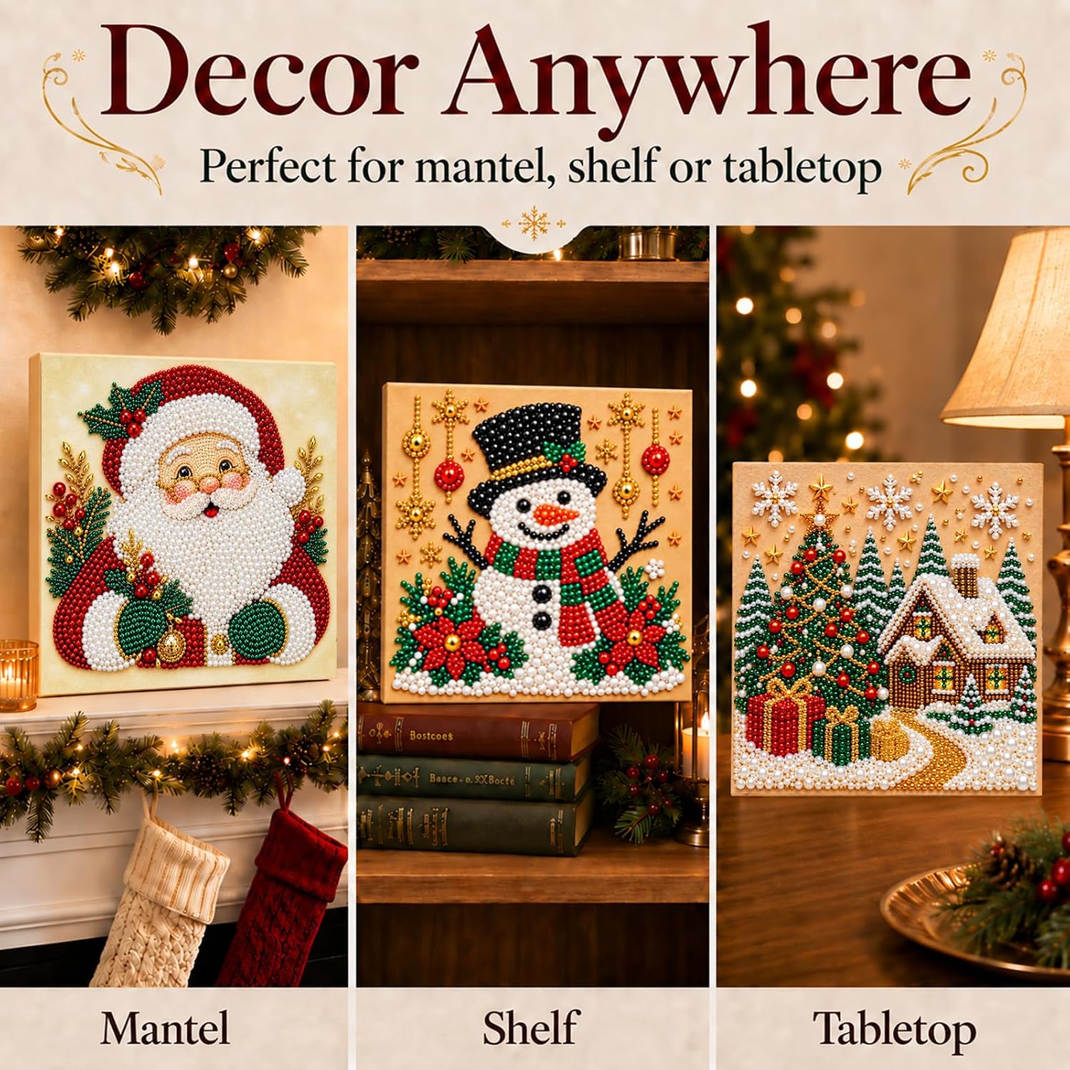 Detalle 2 de Diamond and Pearl Art Kit, 10 x 10 in