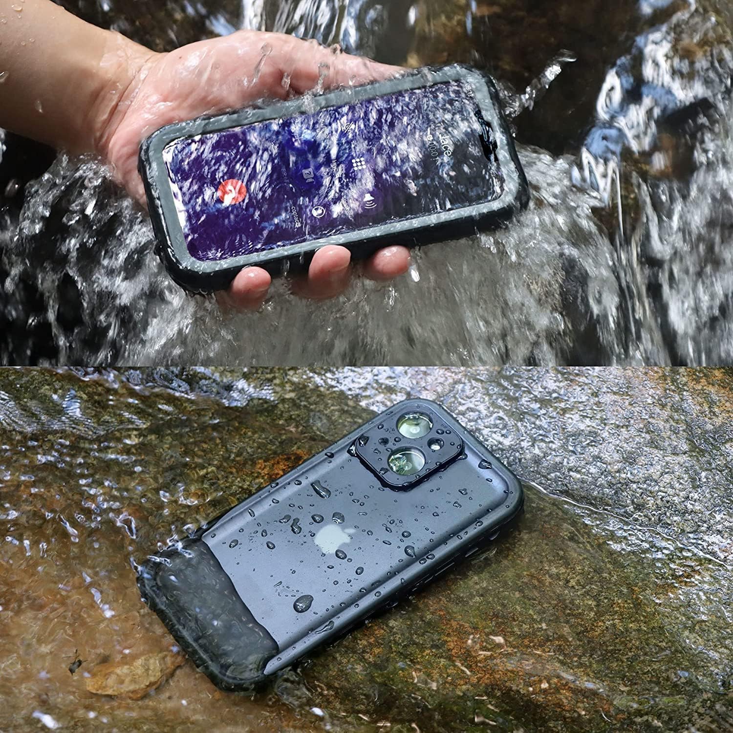 Detalle de SPORTLINK Hülle für iPhone 13 Mini – 360° Schutz, IP68 Wasserdicht, Kameraschutz & Displayschutz