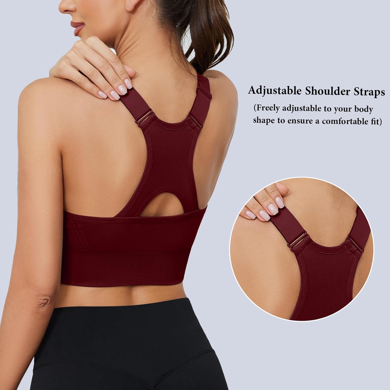 Thumbnail 1 de Litherday Brassière de sport femme sans armature avec coussinets amovibles