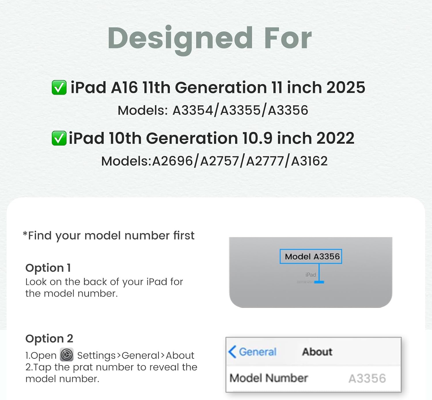 Thumbnail 1 de OYEEICE Hülle mit Tastatur für iPad A16 11. Generation (2025) / 10. Generation (2022) – Beleuchtetes Keyboard