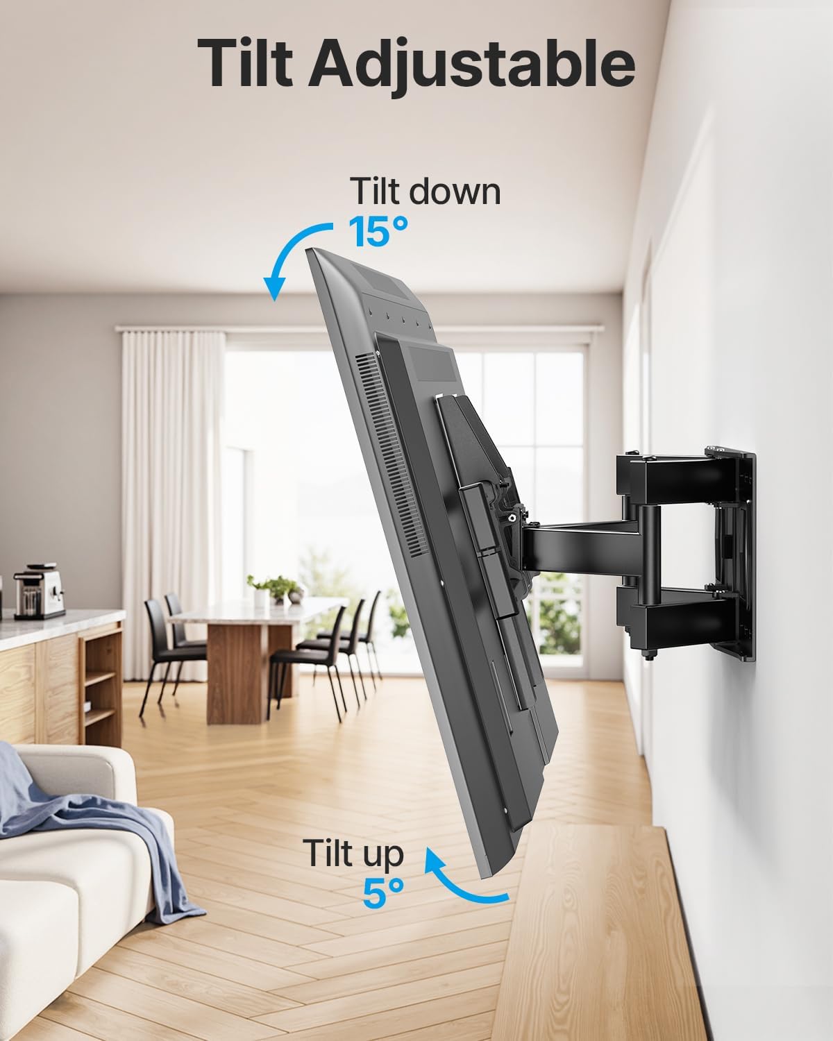Detalle de USX STAR Full-Motion TV Wall Mount for 37–85-Inch TVs