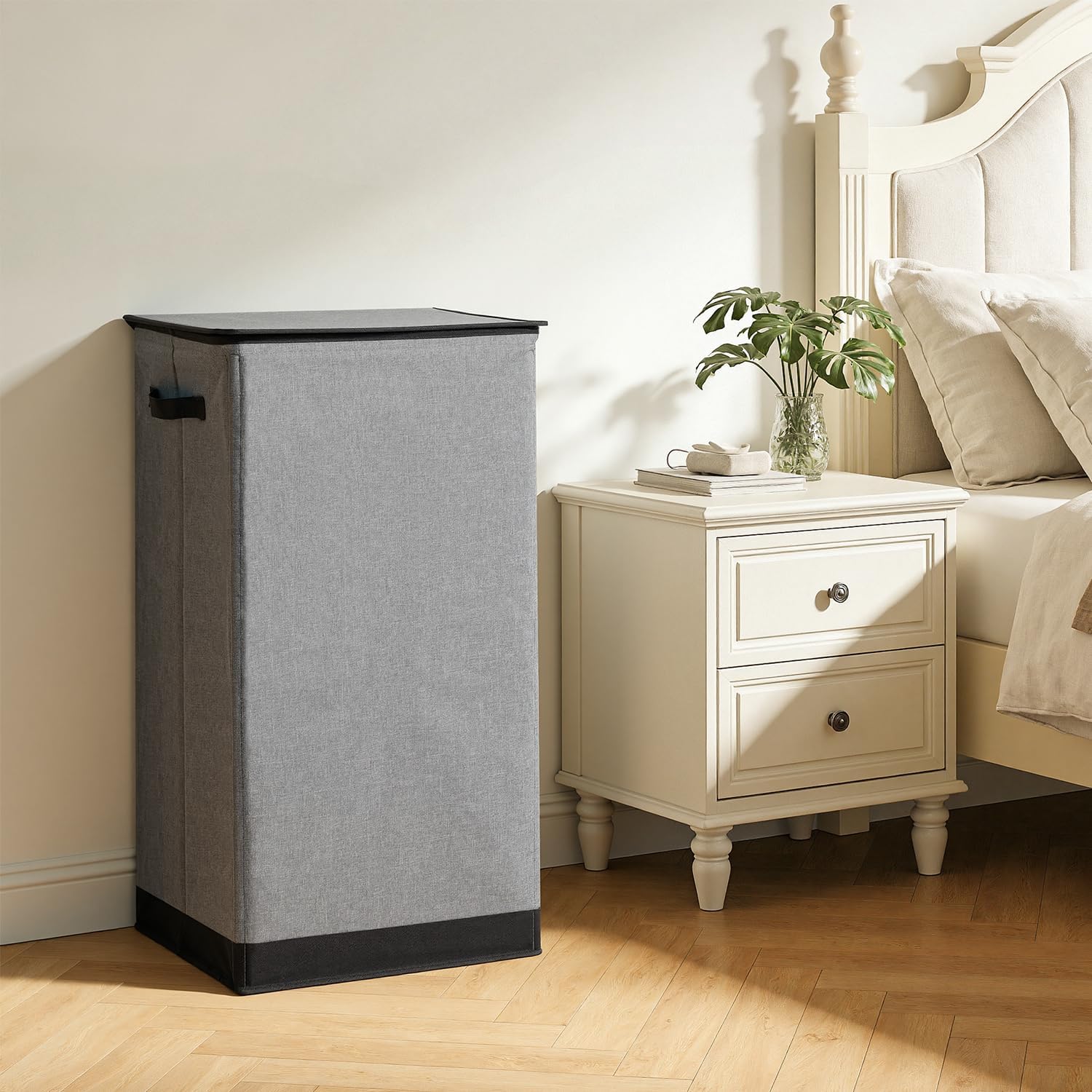 Thumbnail 1 de SOLEDI Laundry Hamper 100L collapsible basket